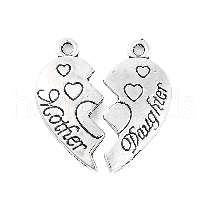 Tibetan Style Alloy Split Pendants X-TIBE-Q050-200AS-LF-1