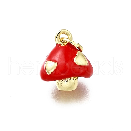 Brass Enamel Charms KK-K400-29G-03-1