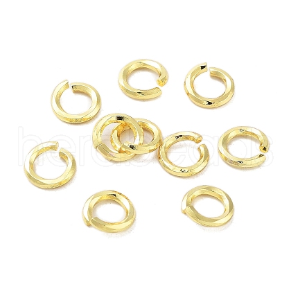 Rack Plating Brass Jump Rings KK-A205-08G-1