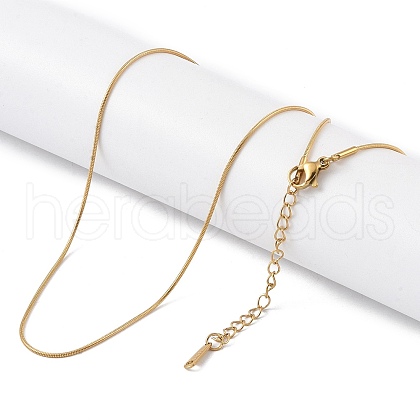 Ion Plating(IP) 201 Stainless Steel Chain Necklaces NJEW-P309-26B-G-1