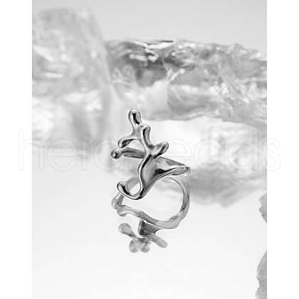 Nuggets Brass Cuff Rings for Women FS-WG4F17E-01-1