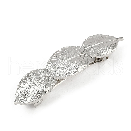 Alloy with Iron Clip Hair Barrettes PHAR-G014-01B-P-1