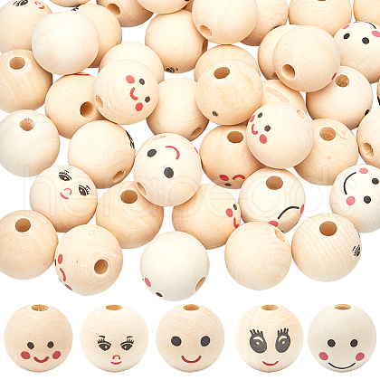 Gorgecraft Wood European Beads WOOD-GF0002-24B-1