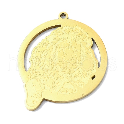 201 Stainless Steel Pendants STAS-R118-13G-1