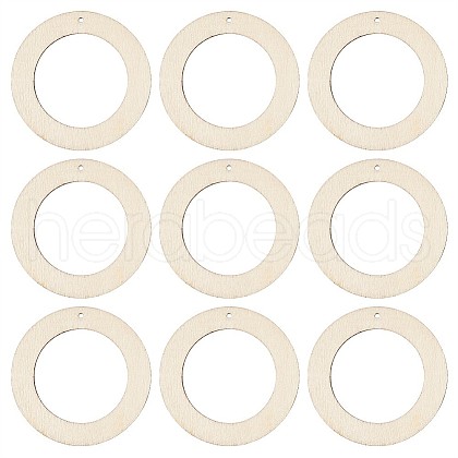 50Pcs Wood Pendants WOOD-TA0001-82-1