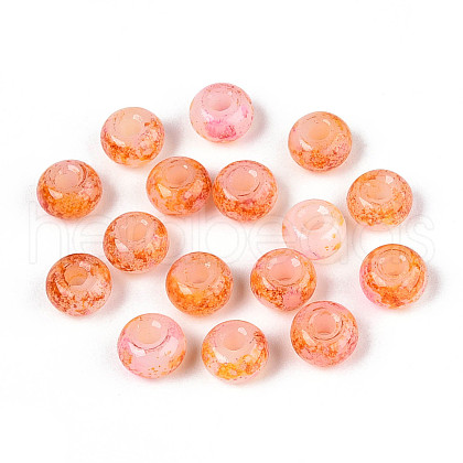 3/0 Baking Paint Glass Beads GLAA-G118-02A-1