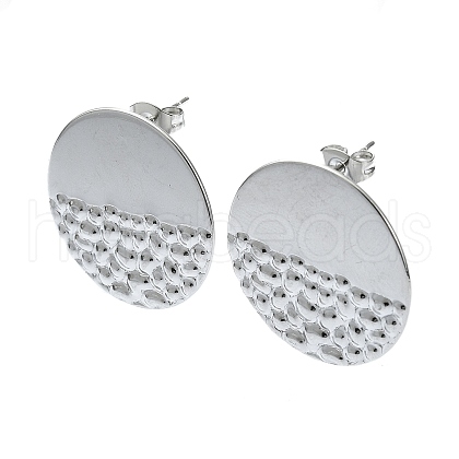 Tarnish Resistant 201 Stainless Steel Stud Earrings EJEW-K270-28P-1