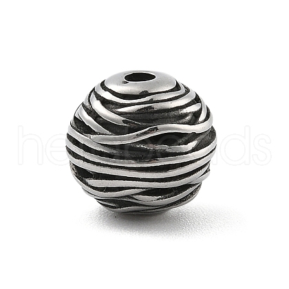 304 Stainless Steel Beads STAS-S173-23AS-1