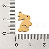 304 Stainless Steel Pendants STAS-Q306-02G-A-3