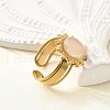 304 Stainless Steel Cuff Rings for Women RJEW-U062-02B-01G-3