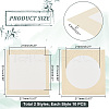  2 Set 2 Style Chinese Rice Paper Card DIY-PH0010-43-2