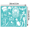 Self-Adhesive Silk Screen Printing Stencil DIY-WH0338-264-2