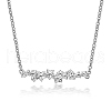 S925 Sterling Silver Star Pendant Necklaces for Women JL9185-3-1
