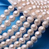 Potato Natural Cultured Freshwater Pearl Beads Strands PEAR-E007-9-10mm-AA-01-1