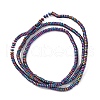 Electroplated Non-magnetic Hematite Beads Strands G-P571-A01-01F-2