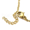 Flat Round Plastic Imitation Pearl Pendant Necklaces & Bracelets & Stud Earrings Sets SJEW-C004-02G-3
