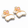 Alloy Enamel Pendants X-ENAM-S127-013-RS-3