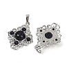 Synthetic Blue Goldstone Pendants G-Z077-01P-14-2