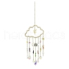 Metal Hanging Suncatchers HJEW-P018-D03-2