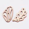 Undyed Wooden Pendants WOOD-K005-09-2