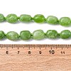Natural Dyed Malaysia Jade Tumble Stone Nuggets Beaded Long Necklaces for Women NJEW-F340-A07-5