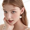SUPERFINDINGS 200Pcs 2 Colors Brass Setting with Middle East Rhinestone Pendants RB-FH0001-06-6