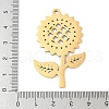304 Stainless Steel Big Pendants STAS-Z132-01G-3