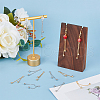 HOBBIESAY 12Pcs 2 Colors Rack Plating Brass Tassel Pendants KK-HY0003-70-6