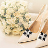 GOMAKERER 2 Pairs 2 Colors Glass Rhinestone Shoe Decorations AJEW-GO0001-88-6