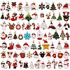 96Pcs Christmas Alloy Enamel Pendants JX267A-1