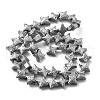 Electroplated Natural Lava Rock Beads Strands G-A251-C01-01I-1