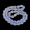 AB Color Plated Electroplate Transparent Glass Beads Strands EGLA-G037-13A-AB01-2