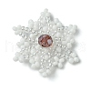 Christmas Seed Beads Beaded Charms PALLOY-MZ00297-04-1