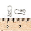 925 Sterling Silver Hook Clasps STER-S012-03A-P-3