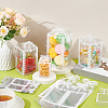 BENECREAT 36Pcs 3 Styles Transparent PVC Box CON-BC0007-45-5
