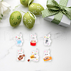 DICOSMETIC 60Pcs 6 Style Music Theme Opaque Resin Pendants RESI-DC0001-06-7