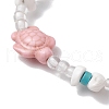 Summer Beach Turtle Anklets AJEW-AN00674-4