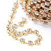 Brass Rhinestone Strass Chains CHC-T002-SS18-01C-2