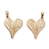 304 Stainless Steel Pendants STAS-J036-096G-2