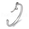 304 Stainless Steel Open Cuff Rings RJEW-H219-01P-1