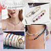  12 Colors Alloy Enamel European Beads ENAM-NB0001-40G-3