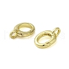 Brass Spring Gate Rings KK-B089-19G-2