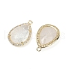 Natural Quartz Crystal Faceted Pendants G-I382-05G-10-2
