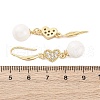 Brass Micro Pave Cubic Zirconia Dangle Earrings EJEW-F362-02G-3