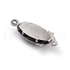 Non-Tarnish 304 Stainless Steel Box Clasps STAS-H151-16P-3