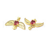 Brass Micro Pave Cubic Zirconia Pendants ZIRC-P106-49G-01-3