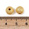 Textured Brass Beads KK-P309-01B-G-3