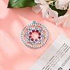 Seed Beads Beaded Pendants PALLOY-MZ00386-02-2