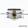 Sunflower Zinc Alloy Finger Rings FS-WGCE082-01-4