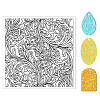 Silicone Clay Texture Mat AJEW-WH0447-023-1